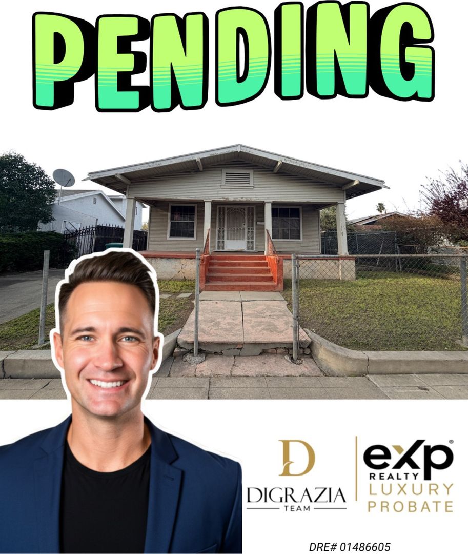 Pending probate listing