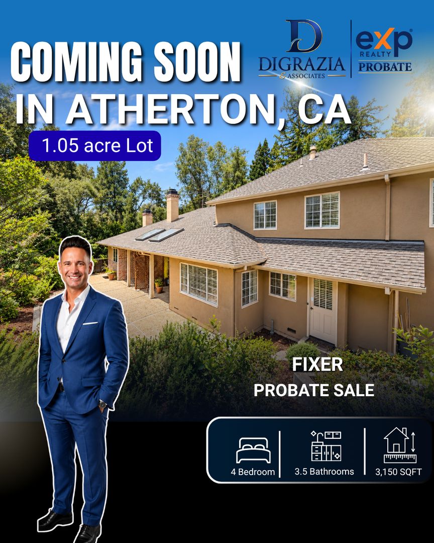 Coming Soon, Atherton probate listing